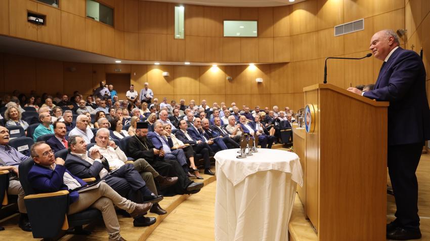 Ομιλία Προέδρου Επιμελητηρίου Ηρακλείου κ. Μανώλη Αλιφιεράκη κατά την κεντρική εκδήλωση για τα 100 ΧΡΟΝΙΑ ΕΠΙΜΕΛΗΤΗΡΙΟ ΗΡΑΚΛΕΙΟΥ
