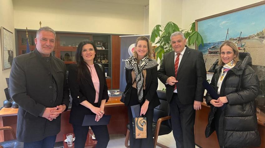 Η Πρέσβης της Ολλανδίας στο Επιμελητήριο Ηρακλείου