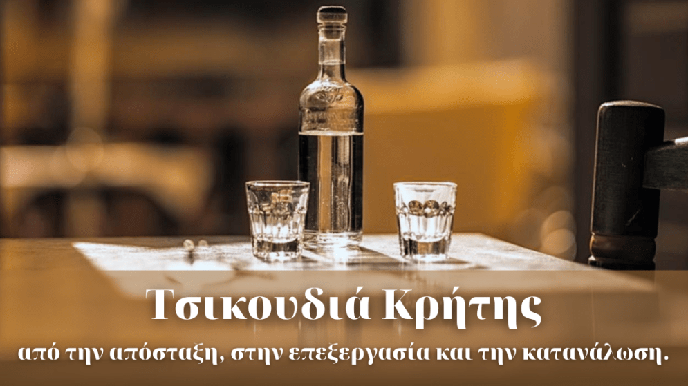 ΣΕΜΙΝΑΡΙΟ «Τσικουδιά Κρήτης, από την απόσταξη, στην επεξεργασία και την κατανάλωση»